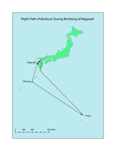 atomic bombings of hiroshima and nagasaki radius